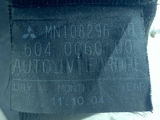 bontott MITSUBISHI COLT Jobb első Biztonsági Öv