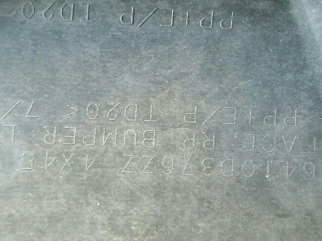 bontott MITSUBISHI ECLIPSE CROSS Hátsó Lökhárító (Üresen)