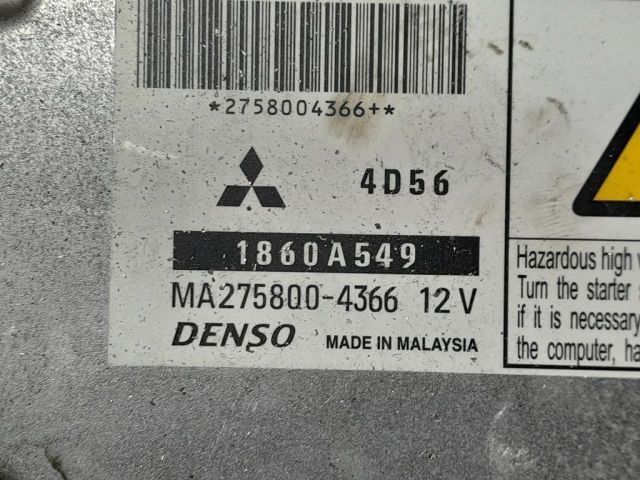 bontott MITSUBISHI L 200 Motorvezérlő