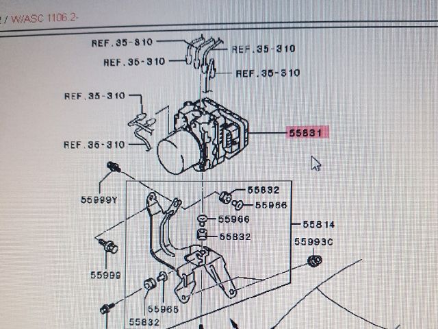 bontott MITSUBISHI L 200 ABS / ABR / ESP Pumpa