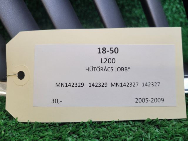 bontott MITSUBISHI L 200 Hűtőrács