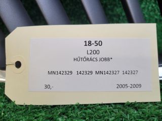 bontott MITSUBISHI L 200 Hűtőrács