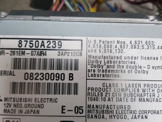 bontott MITSUBISHI L 200 Navigációs Fejegység