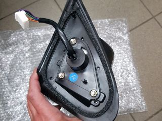 bontott MITSUBISHI L200 Alváz/nyitott (MQ) Bal Visszapillantó Tükör (Elektromos)