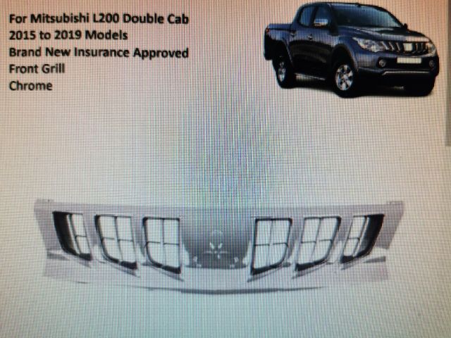 bontott MITSUBISHI L200 Alváz/nyitott (MQ) Hűtőrács