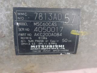 bontott MITSUBISHI LANCER Klímakompresszor