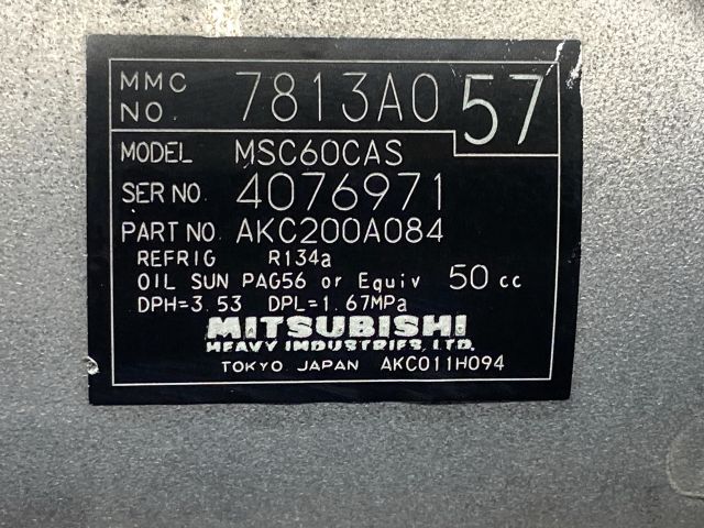 bontott MITSUBISHI LANCER Klímakompresszor