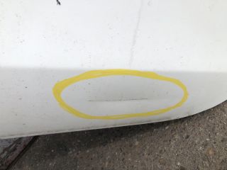 bontott MITSUBISHI LANCER Bal hátsó Ajtó (Üres lemez)