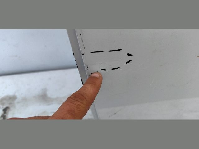 bontott MITSUBISHI OUTLANDER Bal hátsó Ajtó (Üres lemez)