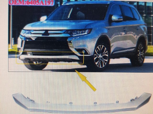 bontott MITSUBISHI OUTLANDER Első Lökhárító Alsó (Műanyag)