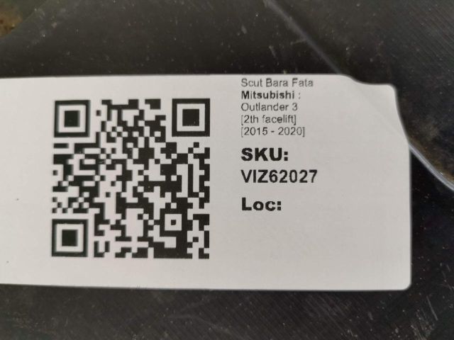 bontott MITSUBISHI OUTLANDER Első Lökhárító Alsó Tálca