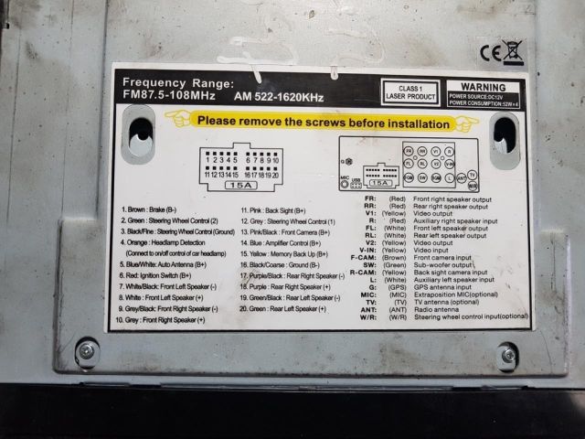 bontott MITSUBISHI OUTLANDER Navigációs Fejegység