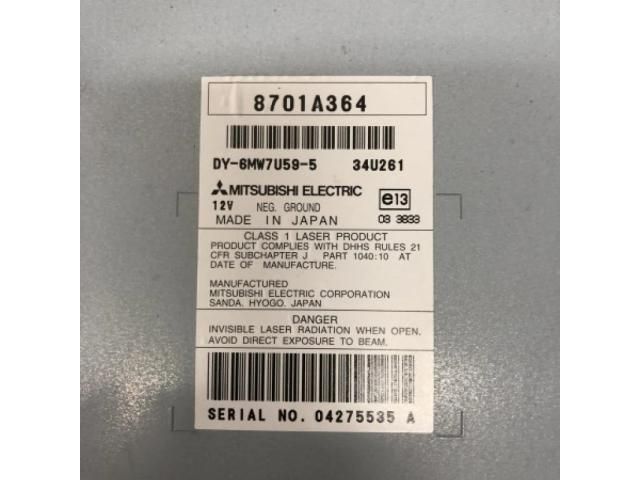 bontott MITSUBISHI OUTLANDER Rádió / CD