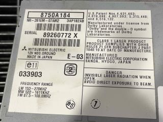 bontott MITSUBISHI OUTLANDER Rádió / CD