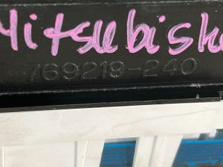 bontott MITSUBISHI PAJERO Kilométeróra