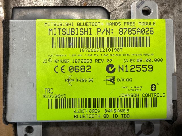 bontott MITSUBISHI PAJERO Bluetooth Elektronika