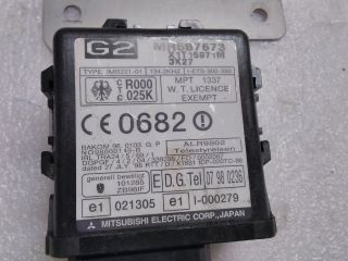 bontott MITSUBISHI PAJERO Immobilizer Elektronika