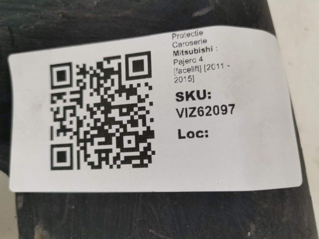 bontott MITSUBISHI PAJERO Kartervédő