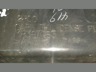 bontott MITSUBISHI PAJERO Rendszámtábla Tartó