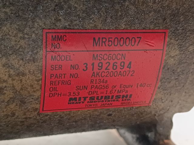 bontott MITSUBISHI SPACE STAR Klímakompresszor