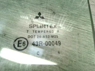 bontott MITSUBISHI SPACE STAR Bal első Ablak