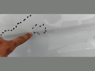 bontott MITSUBISHI SPACE STAR Bal hátsó Ajtó (Üres lemez)