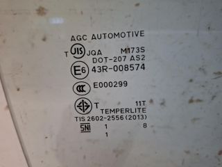 bontott MITSUBISHI SPACE STAR Jobb hátsó Ablak