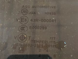 bontott MITSUBISHI SPACE STAR Jobb hátsó Ablak