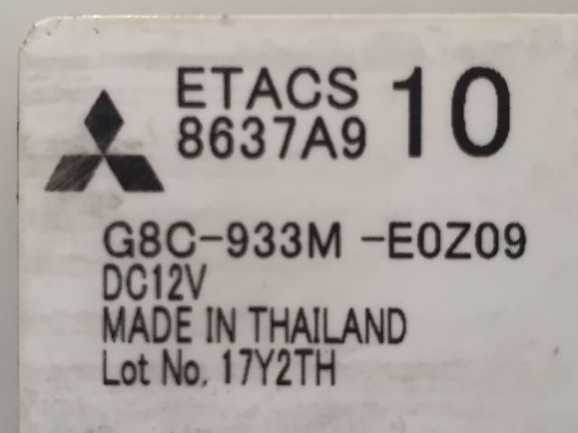 bontott MITSUBISHI SPACE STAR Komfort Elektronika