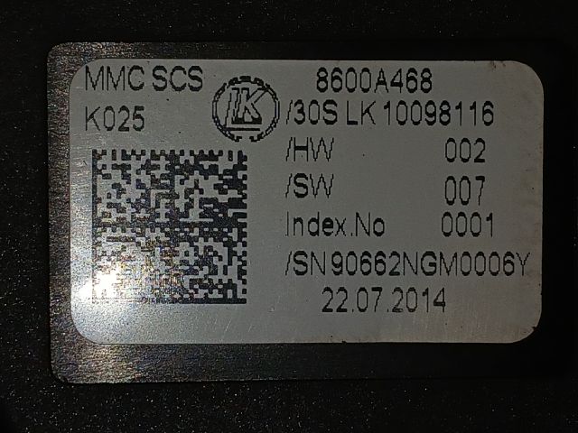 bontott MITSUBISHI SPACE STAR Komplett Kormánykapcsoló (Bajuszkapcsoló)