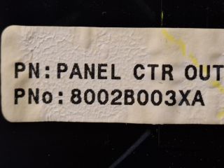 bontott MITSUBISHI SPACE STAR Középső Szellőző