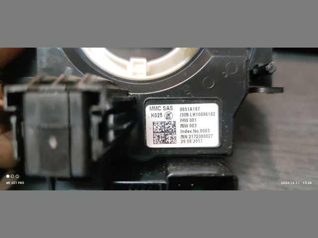 bontott MITSUBISHI SPACE STAR Légzsák Átvezető Szalagkábel