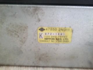 bontott NISSAN ALMERA I Motorvezérlő