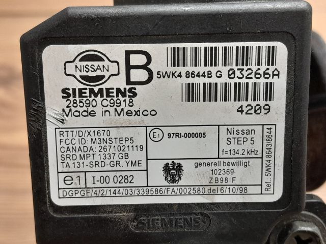 bontott NISSAN ALMERA II Gyújtáskapcsoló