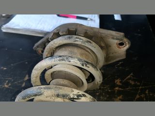 bontott NISSAN ALMERA II Bal hátsó Gólyaláb (Lengécsillapító, Rugó)