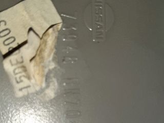 bontott NISSAN ALMERA II Középső Szemüvegtartó