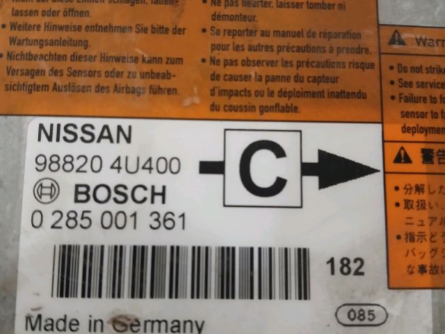 bontott NISSAN ALMERA TINO Légzsák Elektronika