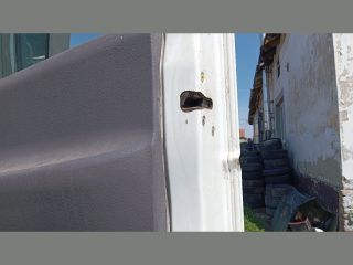 bontott NISSAN ATLEON Jobb első Ajtó (Üres lemez)