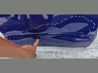 bontott NISSAN JUKE Jobb hátsó Ajtó (Üres lemez)