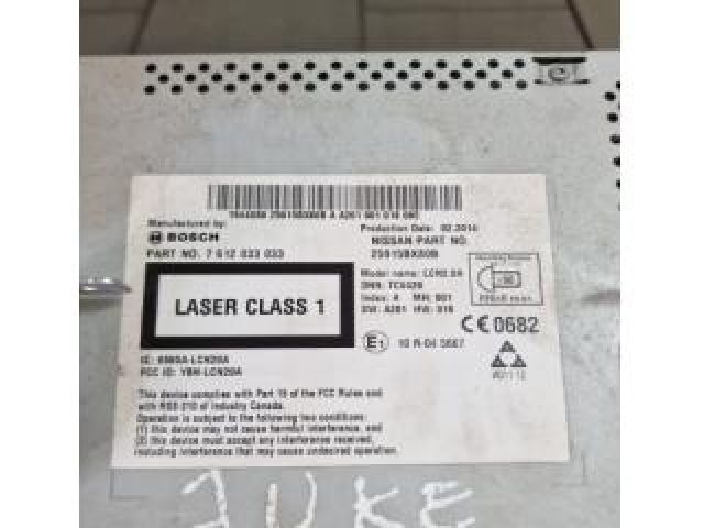 bontott NISSAN JUKE Navigációs Fejegység