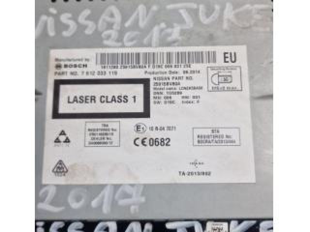 bontott NISSAN JUKE Navigációs Fejegység