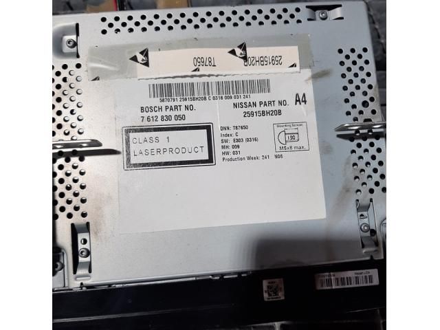 bontott NISSAN JUKE Navigációs Fejegység