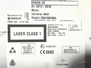 bontott NISSAN JUKE Rádió / CD