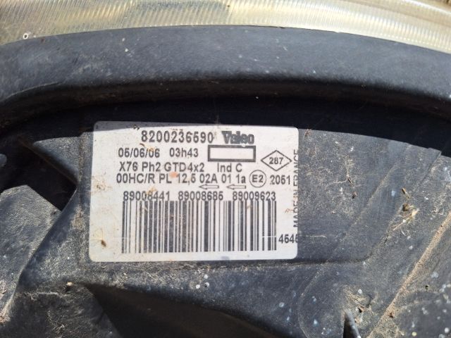 bontott NISSAN KUBISTAR Bal Fényszóró