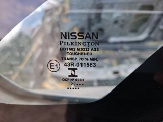 bontott NISSAN LEAF Bal A Oszlop Oldalablak Üveg