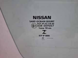 bontott NISSAN LEAF Jobb első Ablak
