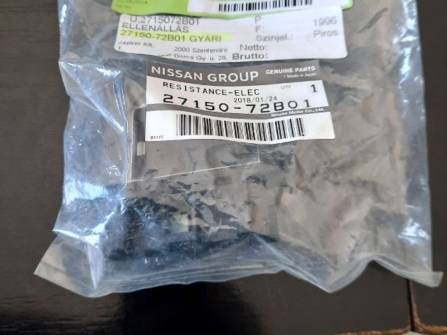 bontott NISSAN MICRA II Előtét Ellenállás Fűtőmotor