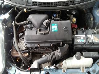 bontott NISSAN MICRA III Motor (Fűzött blokk hengerfejjel)