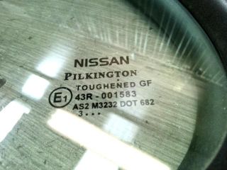 bontott NISSAN MICRA III Bal C Oszlop Oldalablak Üveg