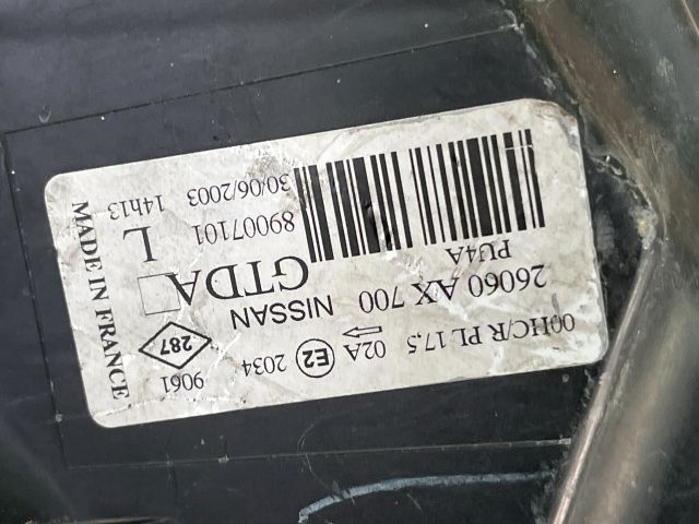 bontott NISSAN MICRA III Bal Fényszóró